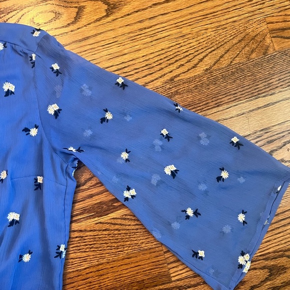 Abercrombie & Fitch Cornflower Blue Wrap Top
Size: Medium - Picture 8 of 9